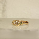 Radiant diamond ring