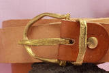 sandcast solid brass belt