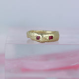 flat top ruby ring