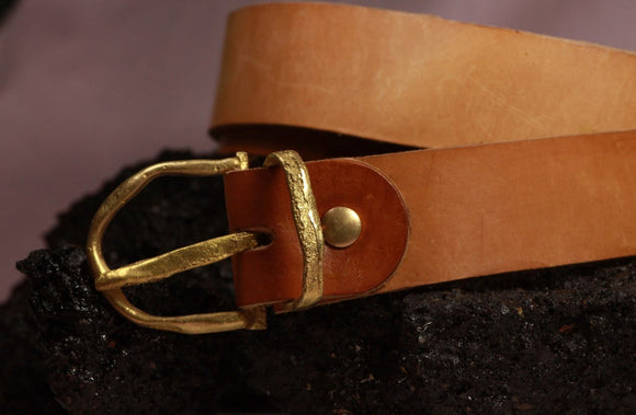 sandcast solid brass belt