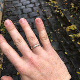 Smooth diamond band